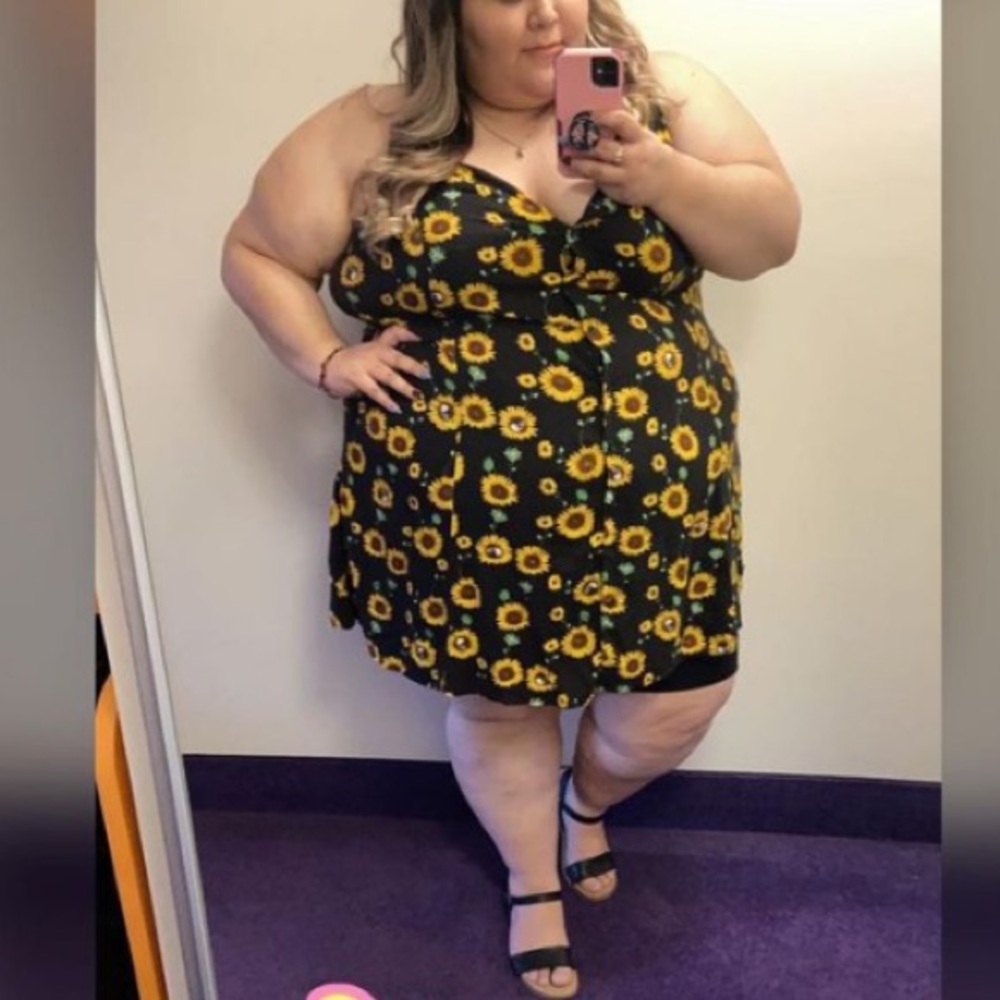 Plus size flora dress